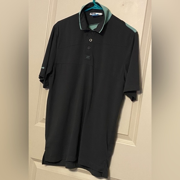 𝅺ping Mens Golf Shirt Sz-L, Used Without any Issues Except Some Light Pilling - Picture 2 of 16